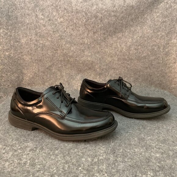 Nunn Bush Kore Men's Black Leather Lace Leather Shoes - Picture 5 of 10